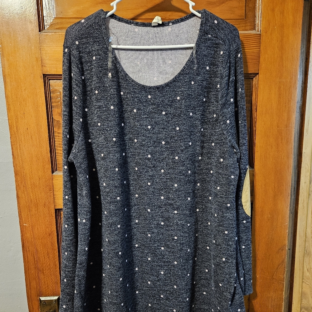 Pinkblush Gray Knit Top Maternity